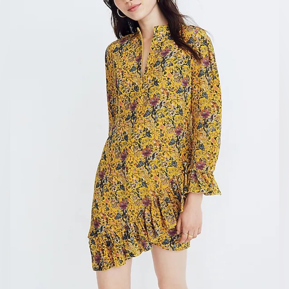 Madewell x Karen Walker Silk Loretta Dress